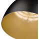 Holmes 1 Light 9 inch Matte Black Flush Mount Ceiling Light